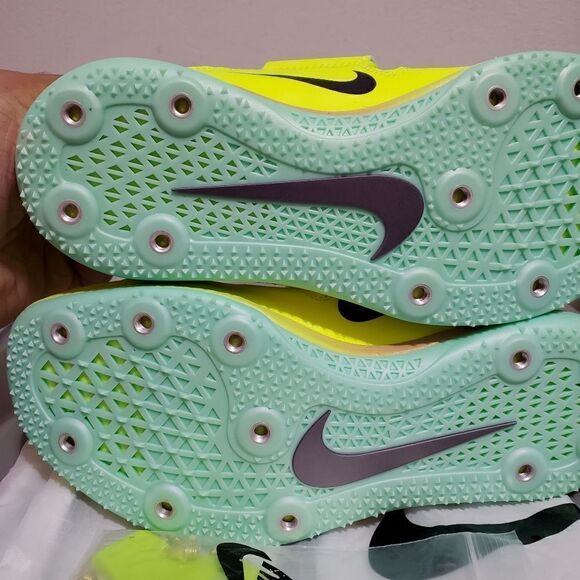 Nike High Jump Elite Athletic Spikes Mens 5 Womens 4.5 Volt  DR9925-700 NEW - Picture 12 of 13
